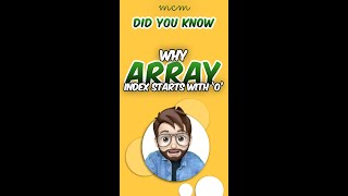 Did You Know 01 | Why Array Index Starts with 0?