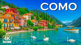 Lake Como, Italy 4K • Relaxation Film with Beautiful Scenery, Peaceful Relaxing Music and Ultra HD