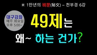 일만년의 비문 천부경 (6강) - 49제, 49재는 왜 하는 건가?