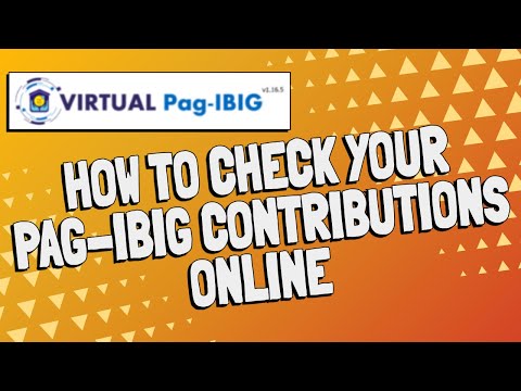 Virtual Pag-IBIG || How To View Pag-IBIG Contributions Online - YouTube