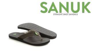 Sanuk Straight Shot Sandals - Flip-Flops (For Men)