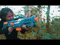 xgirl studio cherry being chased warriors x girl nerf guns s.w.a.t rescue battle from criminal group