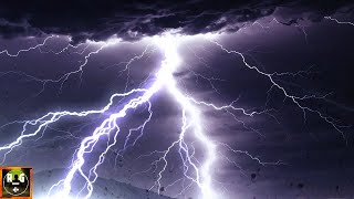 Violent Thunderstorm Sounds with Epic Lightning, Strong Thunder and Rain to Sleep, Relax