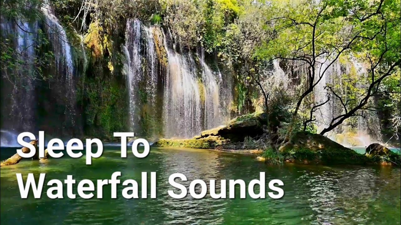 Relaxing Waterfall Sounds For Sleep | Fall Asleep & Stay Alseep With ...