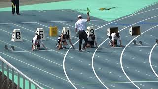 20220508 県北少年少女 中学OP女子・男子100m 決勝