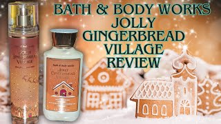 (Review) NEW! Jolly Gingerbread Village ▌Bath \u0026 Body Works #bathandbodyworks #perfumereview