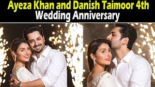 Ayeza Khan and Danish Taimoor 4th Wedding Anniversary | Celeb Tribe | Desi Tv | TB2