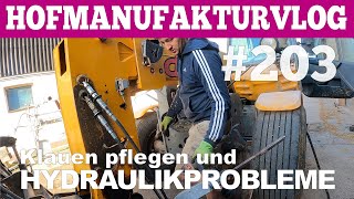 VLOG#203 Klauen pflegen und Hydraulik reparieren  Hofmolkerei Farmvlog