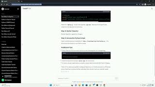 how to run python script on apache server windows