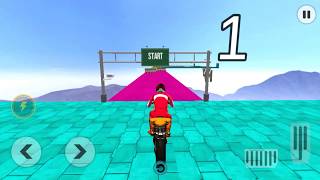 Mega Ramp 2019 - Crazy Moto Rider Bike Stunts Game - Gameplay Android game