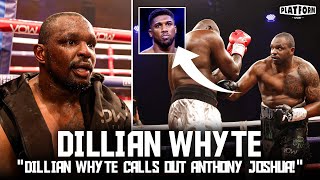 Dillian Whyte calls out Anthony Joshua for highly anticipated rematch after stopping Tetteh! 💥