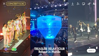 concert vlog 💎 treasure relay tour reboot in manila | truz pop-up store | uniqlo x treasure