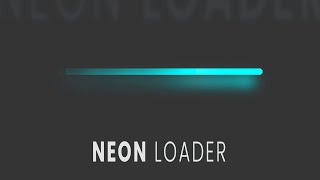 🔥 Neon Loading Animation! ✨ @softcodeyt