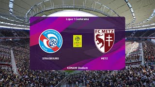 PES 2020 | Strasbourg vs Metz - Club Friendly | 15/08/2020 | 1080p 60FPS