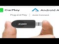 xuda new wireless carplay android auto wireless adapter smart mini box plug and play wifi