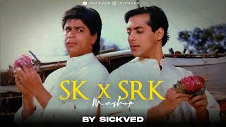 Salman Khan x Shah Rukh Khan Mashup | SICKVED |  90's Songs | Bahon ke darmiyan | chalte chalte