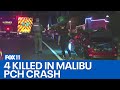 Footage shows aftermath of Malibu crash that killed four Pepperdine students