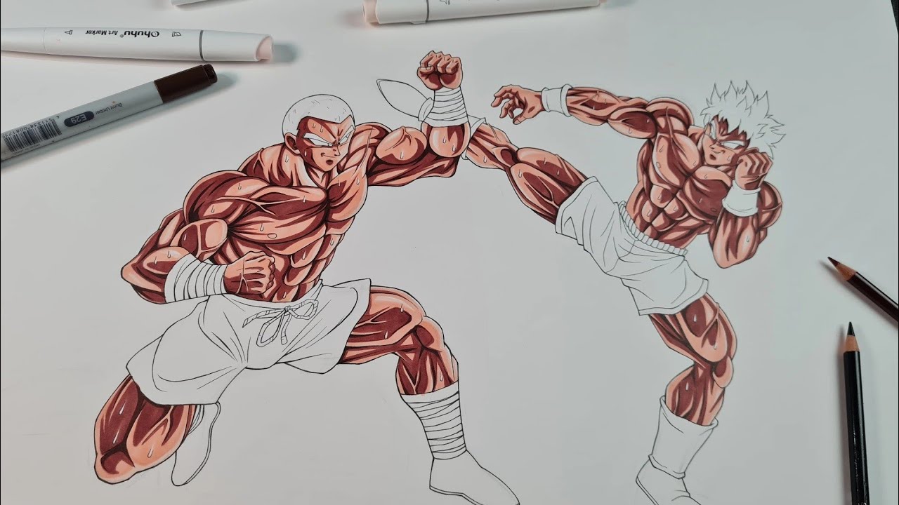Drawing Dynamic Fight Scene In Real Time Youtube