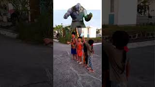 Margaux with Spiderman in real life dancing in the dark #shorts #margaux #funnyvideos #talkingtom