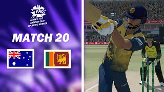 ICC T20 World Cup 2022 Gaming Series | Australia v Sri Lanka | Group 2 Match 20 (The Gabba)