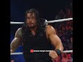 roman vs bray wyatt roman reigns his vary dangaros face and his angry face his spear bray wyat