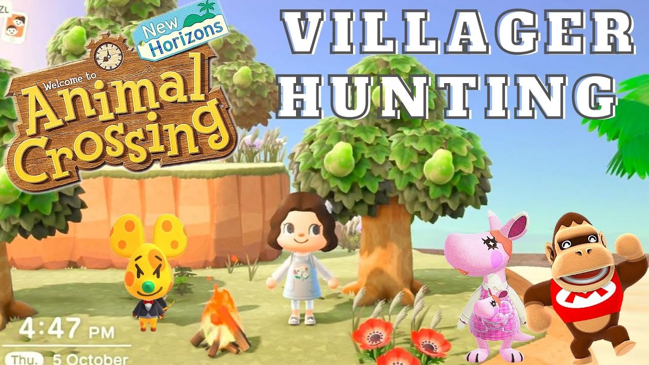 ASMR | Finding My DREAM Villager ~ VILLAGER HUNTING | Animal Crossing ...