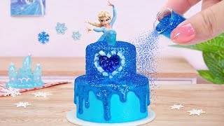 2 Hours Princess Cake 💃Beautiful Disney ELSA Pull me Cake Decorating ❄ Mini Cake