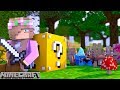 THE WORLDS MOST UNLUCKIEST BLOCK RACE!! Minecraft w/Sharky and Little Kelly