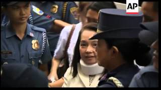 Philippines - Former president Gloria Arroyo  pleads not guilty to electoral fraud