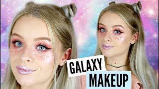 DRUGSTORE SPACE COWGIRL GALAXY MAKEUP TUTORIAL | sophdoesnails