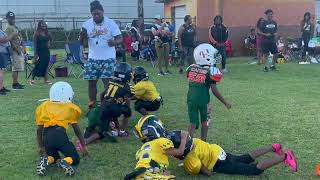 FT  Lauderdale Hurricanes CAT 5 BOYZ Super Pee Wee  Scrimmage- Miramar Wolverines