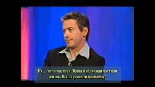 Robert Downey jr. Skinner Interview с русскими субтитрами