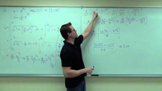 Calculus 1 Lecture 5.4: Finding the Length of a Curve on a Plane