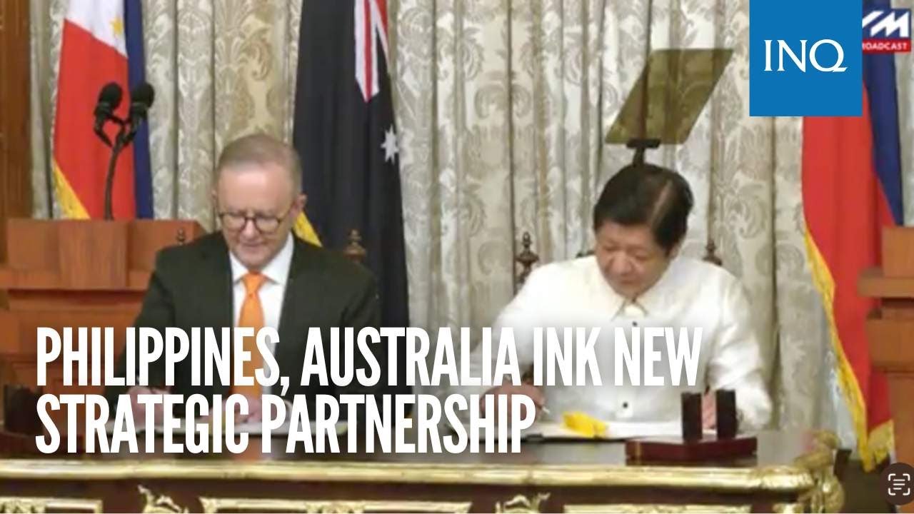 PH, Australia Ink New Strategic Partnership - YouTube