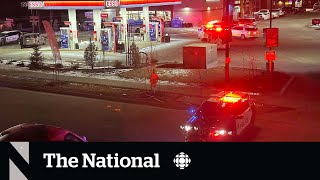 Woman killed in Edmonton hit-and-run involving police spike belt