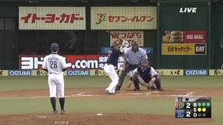 2014.7.12 西武vsオリックス 平野恵の決勝打と投手陣の踏ん張りで粘り勝ち