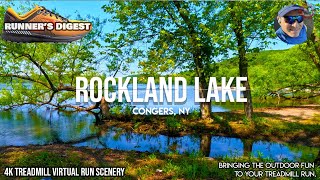 Rockland Lake State Park in Congers, NY | Spring | 4k Virtual POV Run [48]