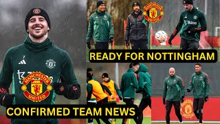 Maguire, Martinez, Mount, Casemiro, Lindelof back🔥| man United injury updates ahead of NOTTINGHAM