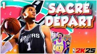 NBA2K25 MY TEAM - LES CHRONIQUES DE WEMBANYAMA #1 UN PREMIER MATCH DÉJÀ DÉCISIF !