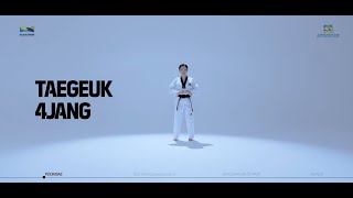 Clase de Taekwondo - Taegeuk 4 Jang