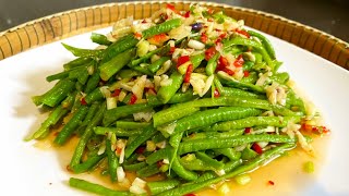 How to make pickle Long bean? របៀបធ្វើជ្រក់សណ្តែកគួបែបចិន