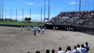 2012　首里高校　校歌斉唱　応援団①