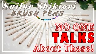 Sailor Shikiori Double-Sided Brush Pens | Review, Swatches and Comparisons