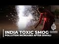 Three Indian cities among world’s 10 most polluted after Diwali festival