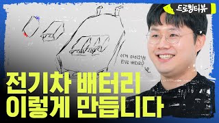 직업을 그림으로 표현 한다면? 연구원 본인등판🔥 l 드로잉터뷰 EP.01 E-GMP BSA셀 (채용, 직무, 인터뷰)