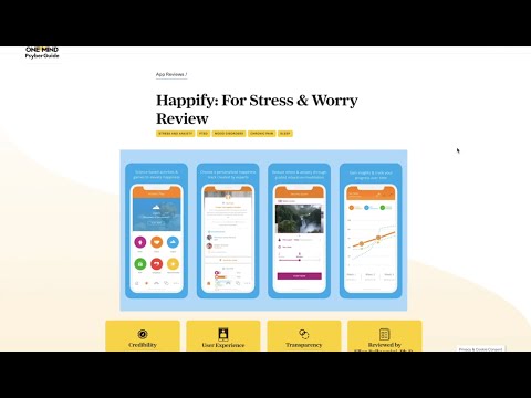 Video app review: Happify