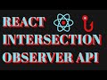 ⚛️ React Intersection Observer 👀 Hook 🪝.