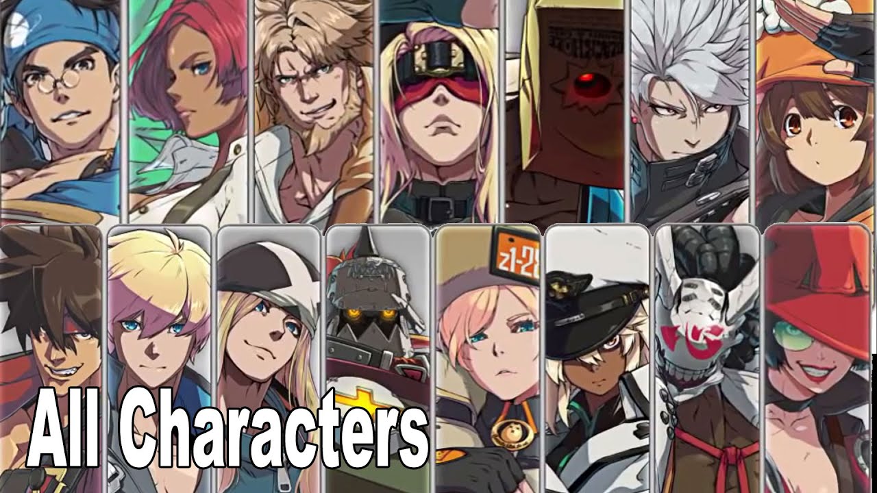 Guilty Gear Strive - All Characters Trailers Initial Roster [HD 1080P ...