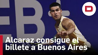 Alcaraz vence a Vavassori y consigue el billete a las semifinales del Buenos Aires Open