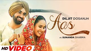 Aas (HD Video) | Diljit Dosanjh | Ft, Sunanda Sharma | Latest Punjabi Song 2024